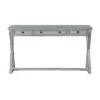 Neats 3 Drawer Console Table Light Gray - Treasure Trove Accents