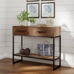 Morris Console Table Brown - Finch