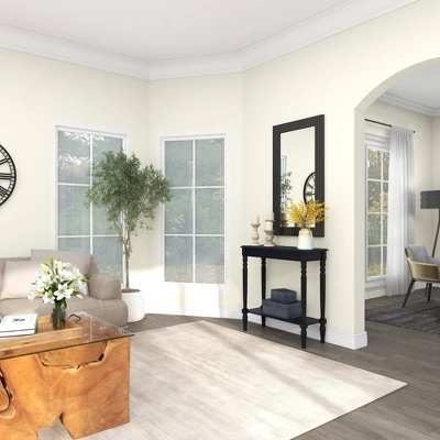 Traditional Wood Console Table Black - Olivia & May - Image 10