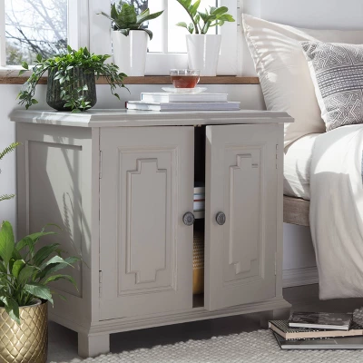 Ellison Storage Cabinet Gray - Finch