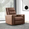 Bernard Fabric Manual Recliner Brown - Abbyson Living