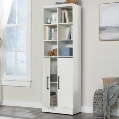 Homeplus 2 Door Storage Cabinet Soft White - Sauder