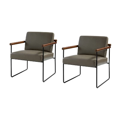 Set Of 2 Elisa Arm Chair With Special Arms | ARTFUL LIVING DESIGN