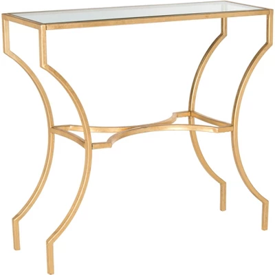 Alphonse Console - Gold/Glass - Safavieh - Image 2