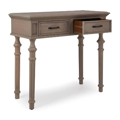 Cassatt 2 Drawer Console Table Gray - Finch - Image 10