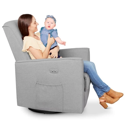 Evolur Harlow Deluxe Glider Power Recliner Rocker - Image 4