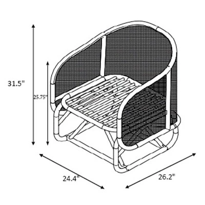 Rialto Woven Barrel Back Chair With Cushion - Threshold™ Designed With Studio McGee - Image 5