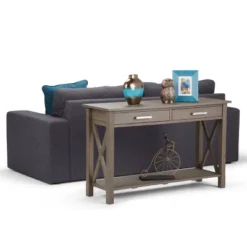 47" Waterloo Contemporary Console Sofa Table - Wyndenhall