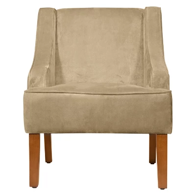 Velvet Swoop Armchair - HomePop - Image 12