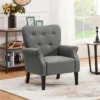 Yaheetech Fabrics Upholstered Accent Chair Arm Chair For Living Room