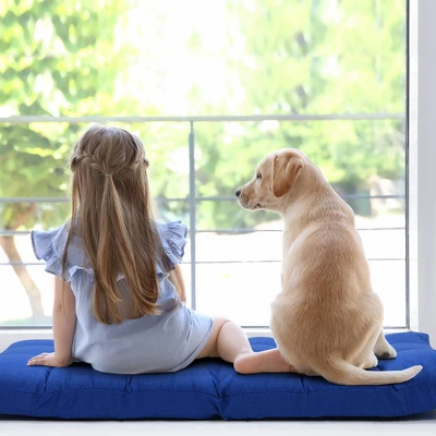 Costway Adjustable 14-Position Floor Chair Folding Lazy Gaming Sofa Lounge Chair GrayBlue Coffee - Image 3