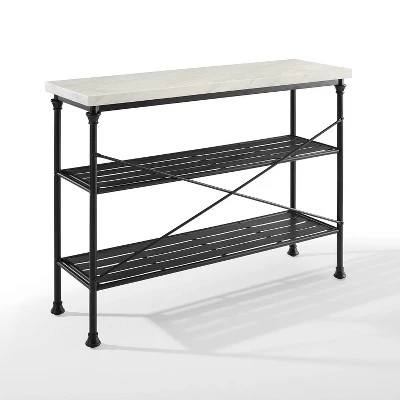 Madeleine Console Matte Black - Crosley - Image 2