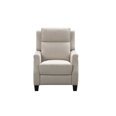 Kevin Fabric Tufted Pushback Recliner Cream - Abbyson Living - Image 2