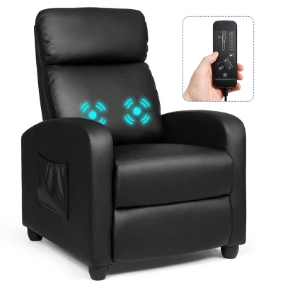 Costway Electric Modern Massage Recliner Sofa Chair Lounge With Remote Control - Image 3