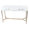 Metal And Wood Rectangular Console Table Olivia & May