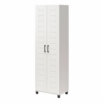 Portford 24" Wide 2 Door Shiplap Cabinet White - Room & Joy - Image 5