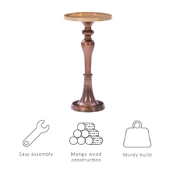 Spegel Side Table Copper - Powell Company