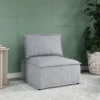 Sybil Modular Chair Gray Linen - Room & Joy