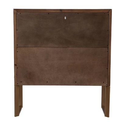 Glacerad Reclaimed Wood Cabinet Brown - Aiden Lane - Image 6