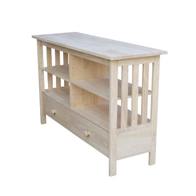 Concepts TV Stand For TVs Up To 52" Light Brown - International Concepts - Image 2