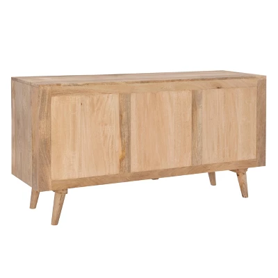 Lachlan 2 Drawer 2 Door Console Natural - Powell Company - Image 6