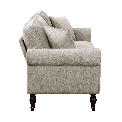 Evok Contemporary Chenille Upholstered Sofa - MiBasics - Image 4