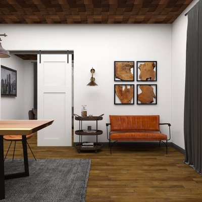 Vintage Leather Loveseat Brown - Olivia & May - Image 20