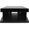 Aleratec Fixed TV Stand 2-Tier For LCD/LED Flat TV Stand, Black