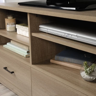 Beginnings 2 Drawer TV Stand For TVs Up To 54" Summer Brown - Sauder - Image 7