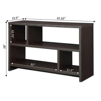 Northfield Console TV Stand For TVs Up To 50" With Shelves Espresso - Breighton Home - Image 3