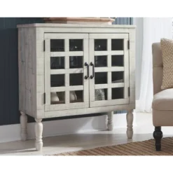 Falkgate Accent Cabinet Whitewash - Signature Design By Ashley