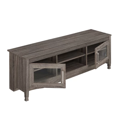 TV Stand For TVs Up To 65" Techni Mobili Gray - Image 3