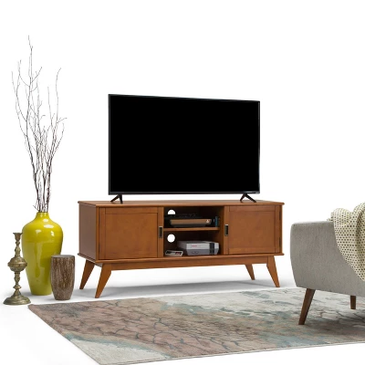 Tierney Solid Hardwood Mid-Century TV Stand For TVs Up To 66" - WyndenHall