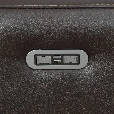 Coachella Power Recliner Sofa Brown - Steve Silver Co. - Image 12