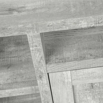 Modern Farmhouse Reclaimed Wood Look 2 Door 5 Shelf TV Stand For TVs Up To 60" - EveryRoom - Image 8