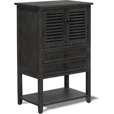 Elmhurst Cabinet Dark Gray - Finch - Image 2