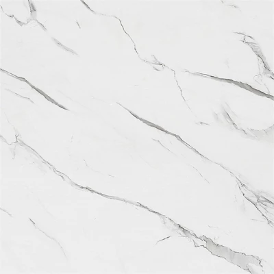 Gold Finish Side Table With Faux Marble Shelf - Henn&Hart - Image 6