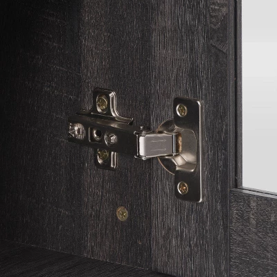 Hollywood TV Stand For TVs Up To 80" Dark Gray - CorLiving - Image 7