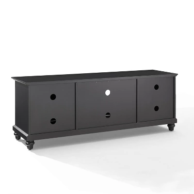 60" Cambridge Low Profile TV Stand For TVs Up To 65" Black - Crosley - Image 7