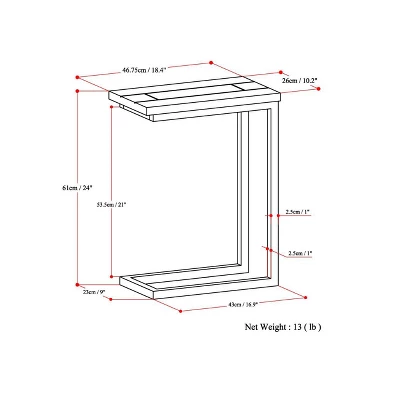 Rhonda C Side Table - WyndenHall - Image 5