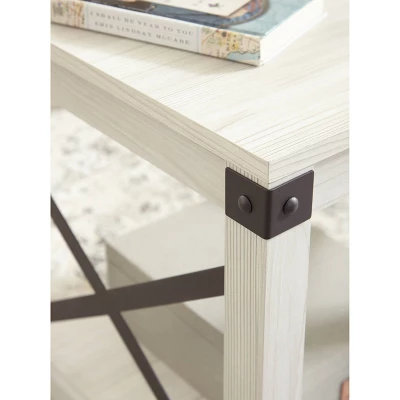 Bayflynn Square End Table White - Signature Design By Ashley - Image 4