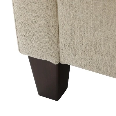 Tasia 2 Piece Mid-Century Modern Set For Living Room And Bedroom With Button-Tufted Back Cushions | ARTFUL LIVING DESIGN - Image 7