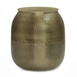 Riva Metal Storage Accent Table - WyndenHall