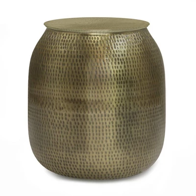 Riva Metal Storage Accent Table - WyndenHall