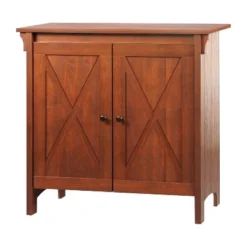 Saint Birch Hawksbury 2-Door Storage Cabinet, Cherry