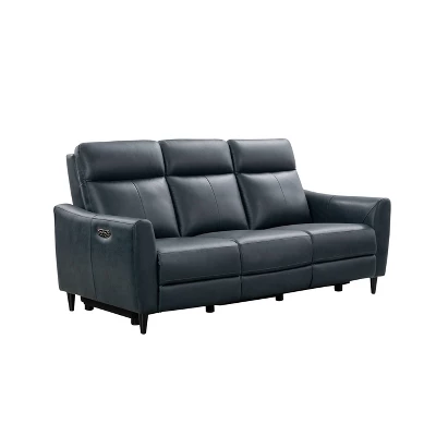 Tomasso Leather Power Reclining Sofa With Power Headrest - Abbyson Living - Image 4