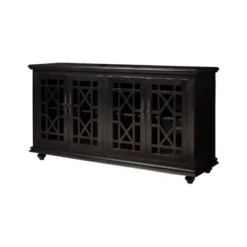 Cassandra 63" TV Stand Antique Black - Martin Svensson Home