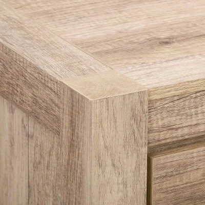 Joliet Duotone TV Stand For TVs Up To 90" Beige/White - CorLiving - Image 7