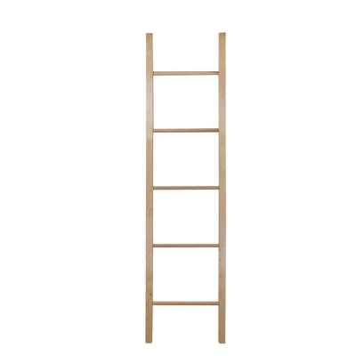 Blanket Storage Decorative Ladder Natural Maple - Flora Home