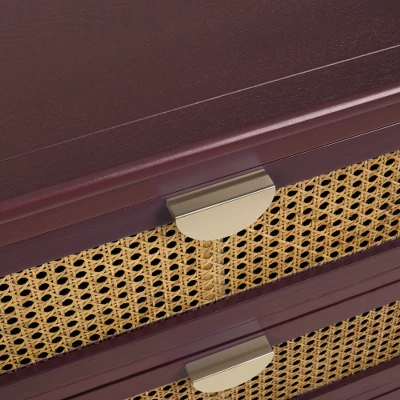 Archie Ash Wood Veneer 3-drawer And Pine Legs Accent Cabinet With Storage- The Pop Maison - Image 9